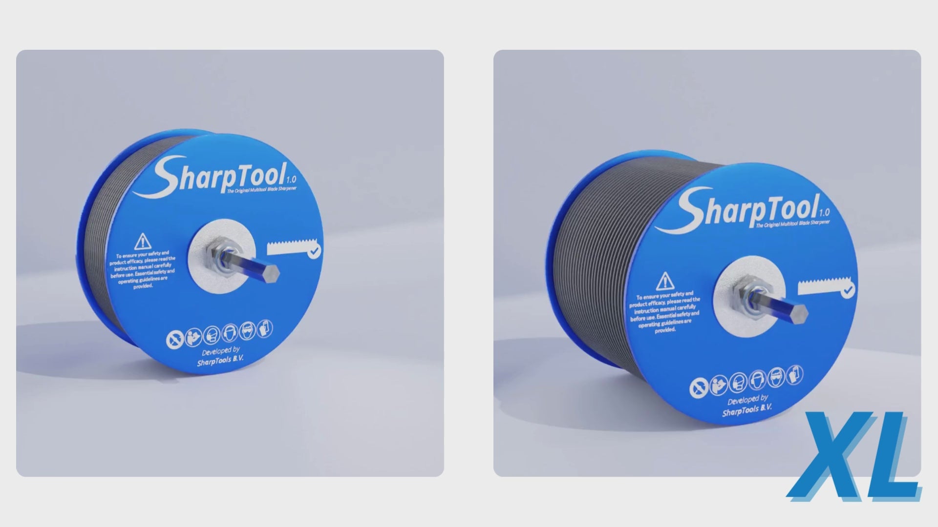 animatie video sharptool 1.0 / xl 360 graden zicht van alle kanten van het product.